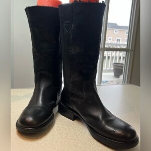 Matisse | women’s tall shaft sheepskin lined leather boots. Size: 6.5M.